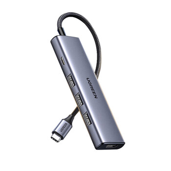 绿联Type-C扩展坞千兆有线网卡网口转HDMI转接头usb通用苹果电脑 5合1【HDMI+USB*3+PD】15596 绿联Type-C扩展坞千兆有线网卡网口转HDMI转接头usb通用苹果电脑 5合1【HDMI+USB*3+PD】15596