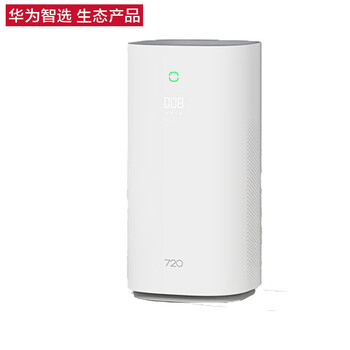 华为（HUAWEI） 智选720全效空气净化器S 家用净化除味除甲醛除菌除烟味低噪设计清新负离子 C400【居家优选】