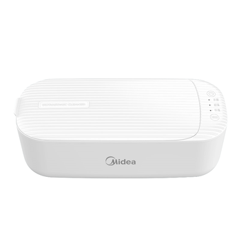 美的（Midea）超声波清洗机 眼镜清洗机 首饰剃须刀手表假牙牙套神器 UV紫外线除菌 超声波洗眼镜 MHJ45-01VW