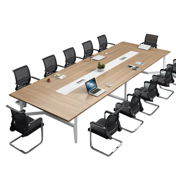 美轩戈（meixuange）办公桌椅办公会议桌简约现代小型培训办公桌椅组合会议室长条桌