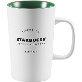星巴克（Starbucks）经典传承陶瓷马克杯355ml经典款简约水杯泡茶杯办公室生日礼物