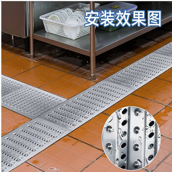 致仕zisiz地沟盖板304雨水篦子厨房水沟盖板排水盖明沟下水道