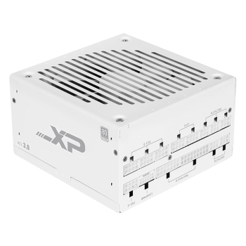 先马（SAMA）XP1000W雪装 ATX3.0白金牌机箱电脑电源白色 PPLP认证/PCIE5.0/智能ECO风扇/压纹线/支持4090显卡