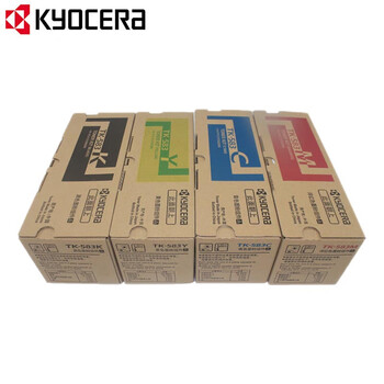 京瓷（KYOCERA）TK-583KCMY原装黑红黄青四色碳粉墨粉盒套装（适用FS-C5150DN打印机）黑色3500页/彩色2800页 