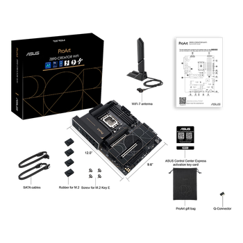 华硕ProArt Z890-CREATOR WIFI 创艺国度主板 支持 CPU 285K/265K/265KF (Intel Z890/LGA 1851) 华硕ProArt Z890-CREATOR WIFI 创艺国度主板 支持 CPU 285K/265K/265KF (Intel Z890/LGA 1851)