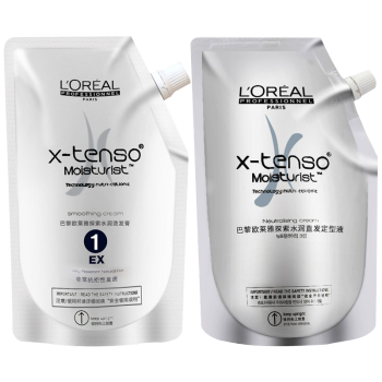 欧莱雅(loreal) 直发膏探索水润烫发膏免夹免拉 一梳直柔顺剂 烫发水