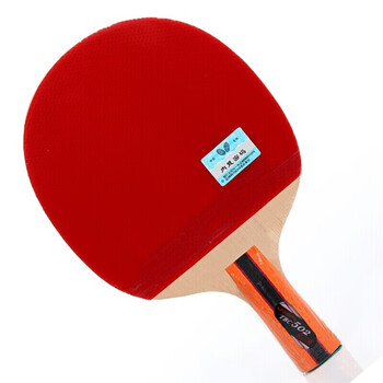 蝴蝶5星级乒乓球拍【双面反胶】专业级比赛底板502-直拍 成品拍含拍套