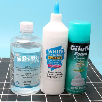做起泡胶500ml大瓶成型水仙女水胶水便宜全套材料500ml成型水白胶剃须