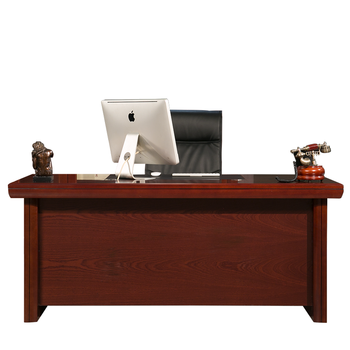 中伟（ZHONGWEI）E0级中式老板办公桌大班台经理桌员工桌油漆桌办公桌1.8米单桌