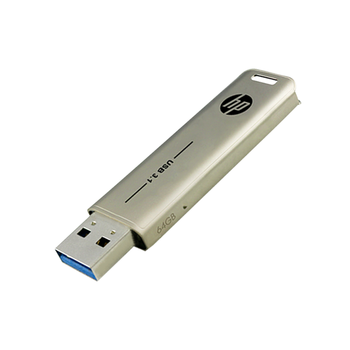 惠普（HP）64GB USB3.2 U盘 X796W 高速读写 多功能学习办公 电脑车载金属优盘