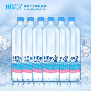 纽湾（HBay）纽湾新西兰原装纽水弱碱性矿泉水母婴水1.5L*6瓶大瓶水