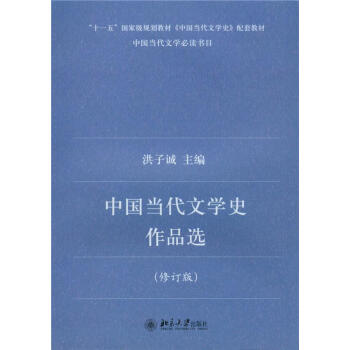 中国当代文学史作品选修订版洪子诚北京大学出版社9787301138755大