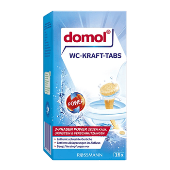 Domol 洁厕灵 马桶泡腾片 马桶清洁厕剂清洁块 祛垢除异味16粒