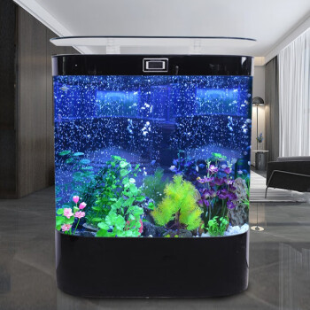 鱼缸水族箱落地款造景鱼缸办公室家用客厅创意超白玻璃生态超大鱼缸