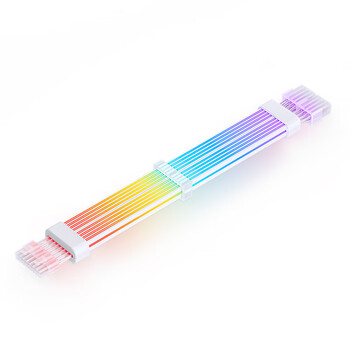 乔思伯（JONSBO）彩虹桥DY-2 8pin*2 显卡霓虹线（显卡发光延长线/5V ARGB 神光同步） 