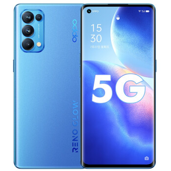 opporeno5pro5g新品手机0元预约赢新机8g128g极光蓝官方标配