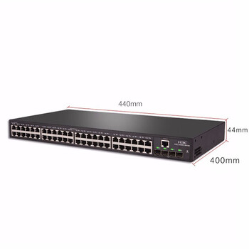 华三（H3C）S5048PV5-EI-PWR 48口千兆电+4千兆光纤口二层WEB网管企业级网络交换机 POE供电370W