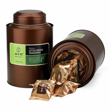 陈皮村 2017古井柑普茶+2017年朗河古树宫廷 400g