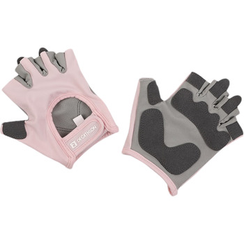 迪卡侬健身手套女男半指单杠防滑手套引体向上粉红色100-初阶M 4712692