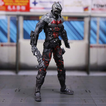 红头罩红帽阿卡姆骑士可动人偶玩具模型ps游戏版ps4阿甘骑士蝙蝠枪
