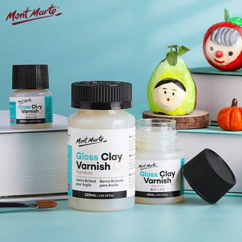 【全网低价】蒙玛特(Mont Marte)粘土上光油120ml 陶泥上光剂手办泥塑黏土保护剂儿童diy手工陶艺雕塑防水亮光剂MMSP2001 速写 马克笔绘画