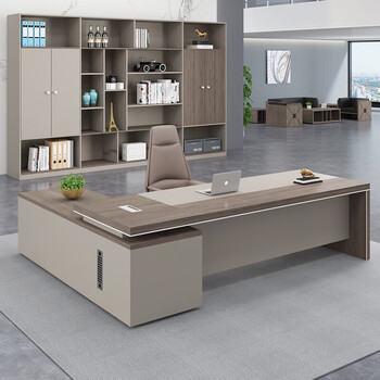 晟晏老板桌办公室简约现代大气班台办公桌时尚轻奢总裁桌经理桌主管桌 晟晏老板桌办公室简约现代大气班台办公桌时尚轻奢总裁桌经理桌主管桌