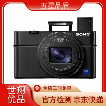 索尼/Sony RX100M2 M3 M4 M5 M6 M7 口袋黑卡系列相机 99新 ZV-1黑色 黑卡RX100 M6 黑卡6 95成新