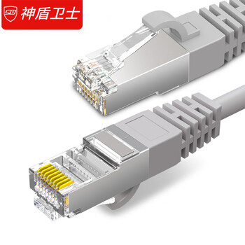 神盾卫士（SDWS）六类网线CAT6千兆屏蔽双绞线宽带连接线工程家装成品网络跳线3米SC6-3P