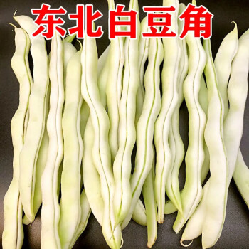 白豆角白架豆白大架白不老东北农家扁豆新鲜蔬菜15斤2500g