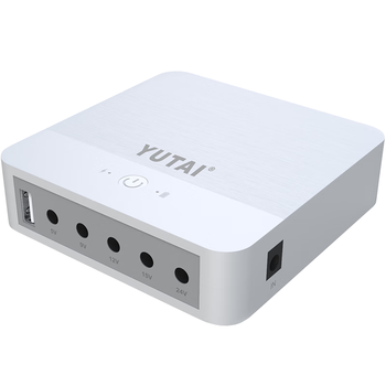 宇泰ups不间断电源 直流ups电池5V/9V/12V/15V/24V光猫备用宿舍电源充电宝【路由器 监控专用】YT-MINI
