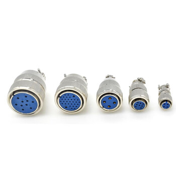 欧华远 玻璃烧结连接器MX可伐合金MX23-8P方形插座19芯真空气密航空插头MX 23-8P(母头+方形插座)