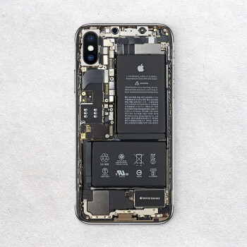 skinat手机贴膜iphone保护背膜伪苹果装拆机iphone贴纸iphonexsmax