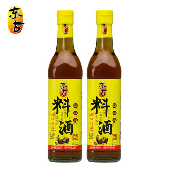 东古料酒调味黄酒料酒中华老字号料酒500mlx2瓶