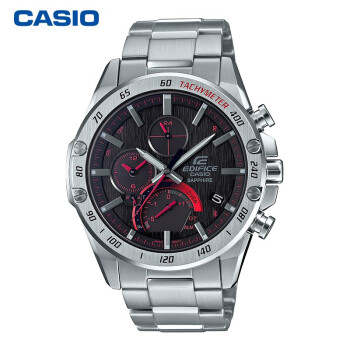 卡西欧casio手表edifice系列时尚轻薄款简约八角形表圈太阳能蓝牙多