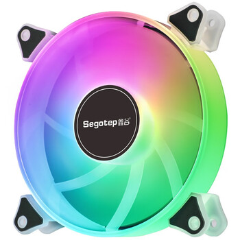 鑫谷（segotep）唯美12 5V机箱风扇（12CM全通体RGB变色灯效/支持5V主板同步/台式电脑主机箱散热风扇）