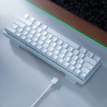 雷蛇（Razer）猎魂光蛛迷你版 水银 便携 电竞 游戏机械键盘 段落光轴