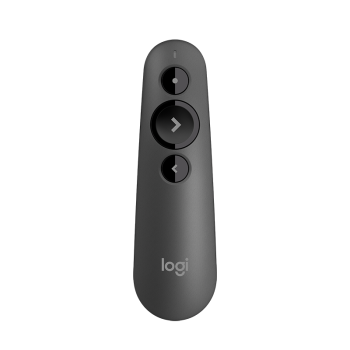 罗技（Logitech）R500升级款R500S 无线演示器 激光笔 ppt翻页笔 无线蓝牙双连 Mac iOS兼容 黑色