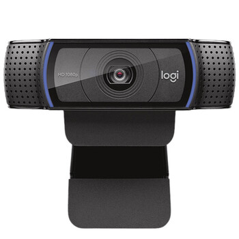 罗技（Logitech）C920 PRO 高清美颜摄像头 直播摄像头 视频会议网课 电脑摄像头 黑色