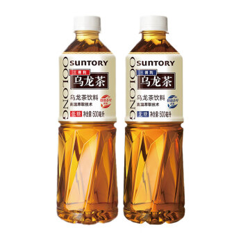 suntory三得利乌龙茶瓶装饮料无糖低糖0脂肪特级茶叶500ml三得利无糖