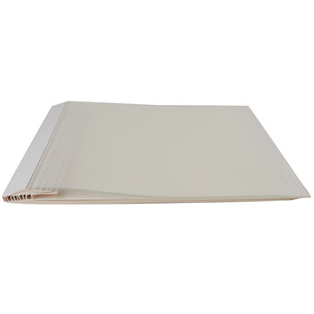 得力（deli）热熔封套热熔装订机专用装订封皮(白)(10PCS/袋)办公用品 3袋装 3865