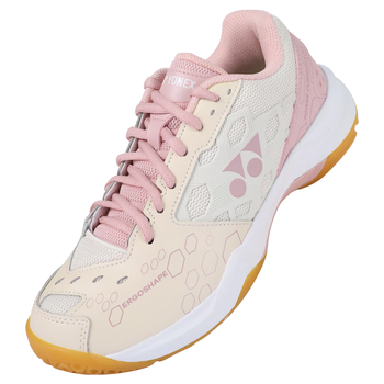 YONEX尤尼克斯羽毛球鞋yy入门级训练减震动力垫女SHB101CR米粉38