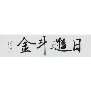 著名职业书法家 文永安《日进斗金》wya007