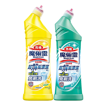 花王（KAO）免刷洗马桶清洁剂魔术灵500ml*2洁厕灵洁厕剂马桶洁厕液除臭