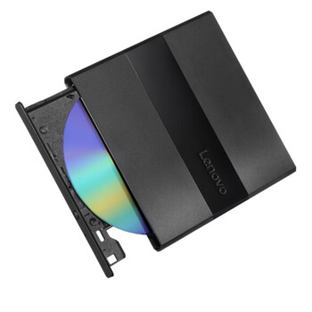 联想（Lenovo）8倍速 外置光驱 DVD刻录机 移动光驱 外接光驱 黑(Win7/8/10/XP/苹果MAC系统/DB75-Plus)
