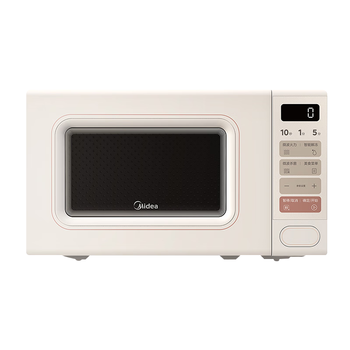 美的（Midea）小滋味系列微波炉变频家用奶油风百搭复古转盘式一级能效微波炉20L（M2H2）