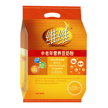 维维中老年营养豆奶粉500g即食早餐冲饮代餐高钙多重营养非转基因大豆