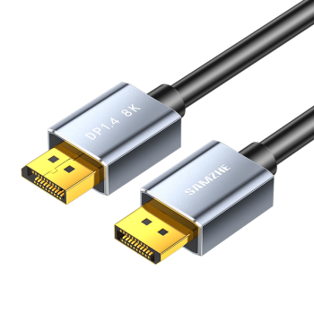 山泽DP线1.4版8K高清4K240Hz2K240/165HzDisplayPort电脑接显示器游戏电竞连接线1米兼容DP1.2 DP10