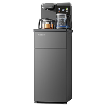 美菱（MeiLing）智能语音茶吧机家用多功能遥控大屏立式下置式制冷制热一键选温自主上水饮水机冷热款MY-C575-B