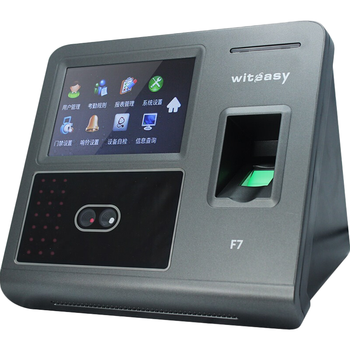 睿者易通（WITEASY）F-7 人脸识别考勤机 打卡机指纹考勤 门禁 U盘出表 网络通讯