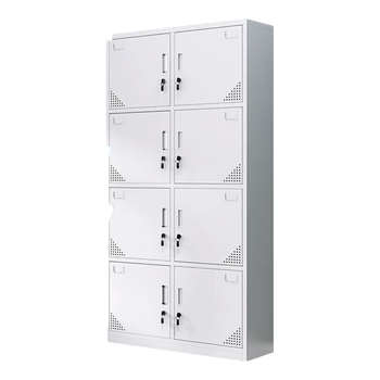 远奥更衣柜铁皮柜宿舍员工柜存包柜储物柜鞋柜八门更衣柜精品款